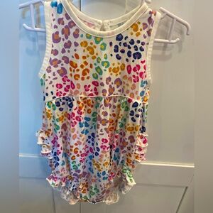 Little Sleepies Bubble Romper Size 12-18 Months EUC